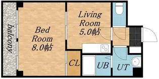 アートパレス壱番館【7階】の間取り