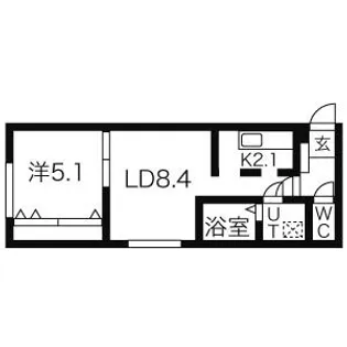アクシズ171【2階】の間取り