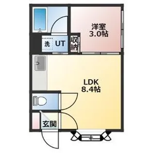 シェスタ24【4階】の間取り