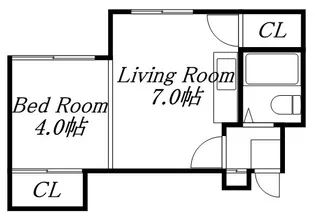 タカタハイツ【205号室】の間取り