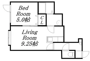 ベリーコートⅡ【205号室】の間取り
