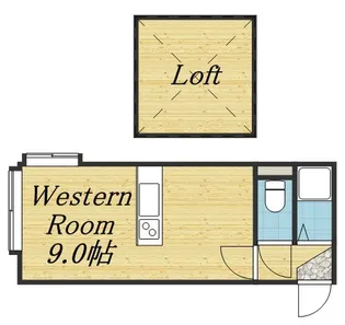 シャトーメロン【205号室】の間取り