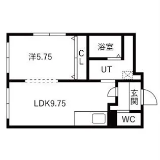 坪川ビル【2階】の間取り