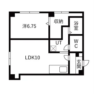 坪川ビル【2階】の間取り