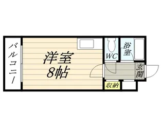 KOYAS FIVE【0407号室】の間取り