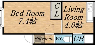 ソシアルコート【202号室】の間取り