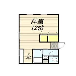 メゾンエスポワール【0202号室】の間取り