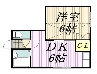 クレールコート【101号室】の間取り
