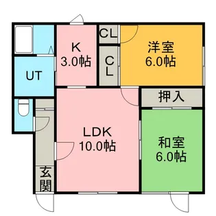 ハイツ太平【1階】の間取り
