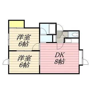 フォーサイト新琴似【2階】の間取り