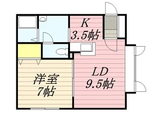 リバティハイム【0101号室】の間取り