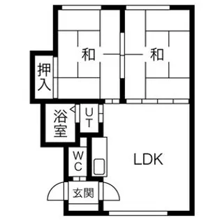コーポ広瀬【103号室】の間取り