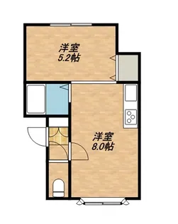 MYシャルム【203号室】の間取り