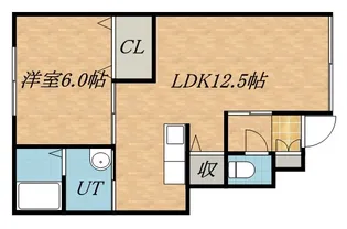 Y’s garden【101号室】の間取り