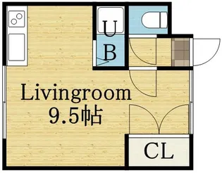 パレス栄町【302号室】の間取り