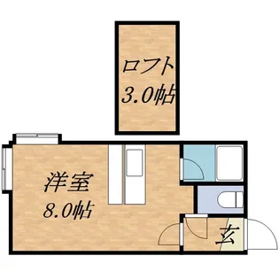 ラピス麻生【205号室】の間取り