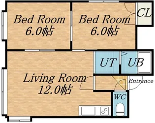 フォーサイト七番館【103号室】の間取り