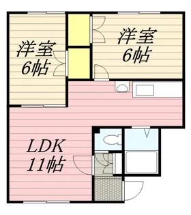 サンシャロンス【203号室】の間取り