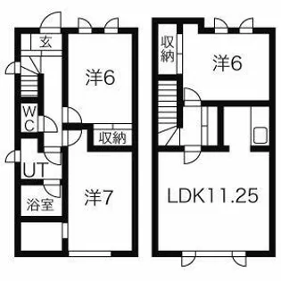 グランコリーヌ Ⅳ【1階】の間取り