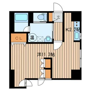 レガート東区役所前B棟【504号室号室】の間取り
