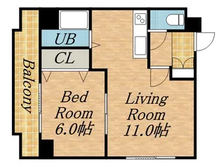 元町大坂ビル【7階】の間取り