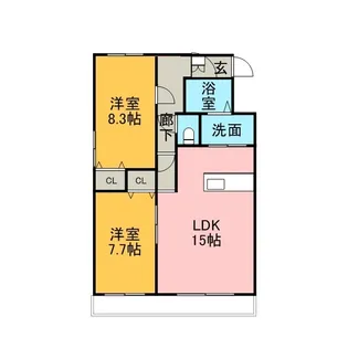 ノースL【0403号室】の間取り