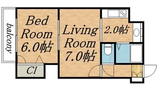 シャトーム壱番館【3階】の間取り