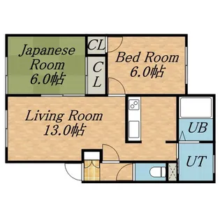 エスポワールA【0005号室】の間取り