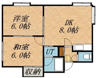 フォーサイト新琴似【0101号室】の間取り