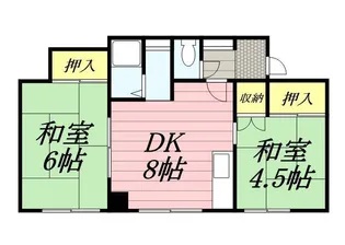 美波ハイツ【203号室】の間取り