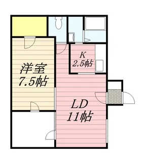 KOOL94【0101号室】の間取り