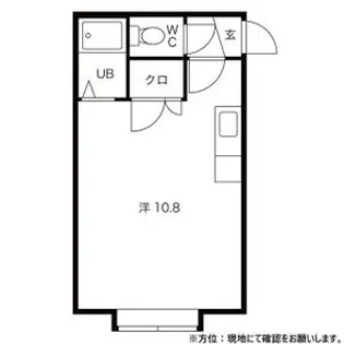フロンティアKⅢ【0311号室】の間取り