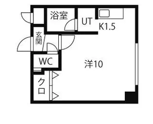 ディーセント22【4階】の間取り