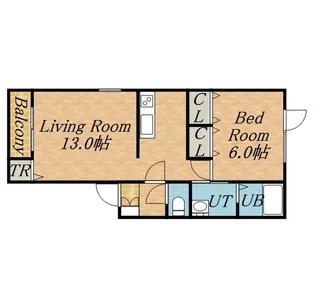 ラベンダーハイムA棟【0105号室】の間取り