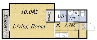 東洋ハイツ A棟【2階】の間取り