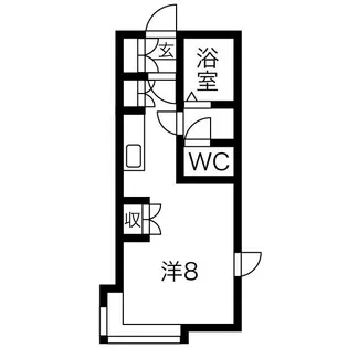 ラミアール札幌【5号室】の間取り