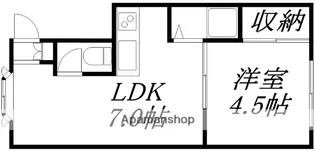 アルファコートⅠ【103号室】の間取り