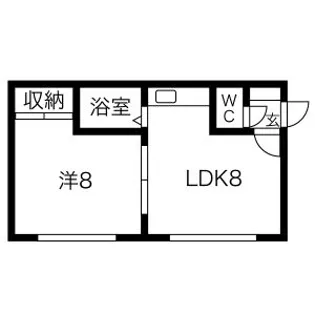 BESTー347【201号室】の間取り