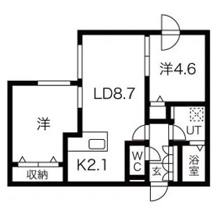 EーHORIZON N17【3階】の間取り
