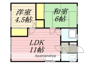 パームメゾンⅡ【1階】の間取り
