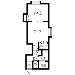 レストプレイス22【202号室】の間取り