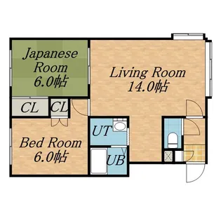 ポートサイド38【2階】の間取り