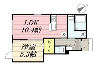マーリエ【1階】の間取り