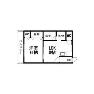 ディアコート北34条【501号室】の間取り