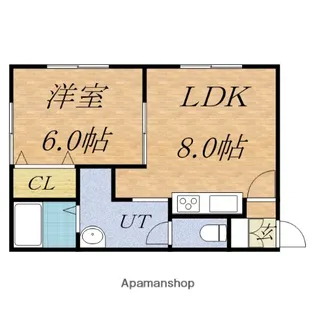 バリューカーサ 武山【103号室】の間取り