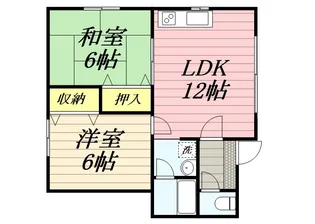 メゾンゴールド【2号室】の間取り