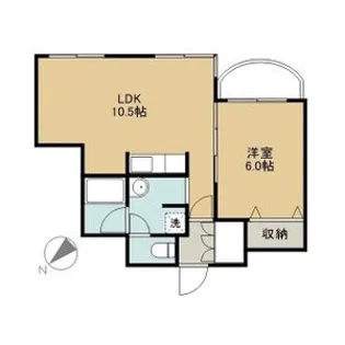 マノワール楡【0303号室】の間取り