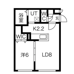 DOLCE【105号室】の間取り