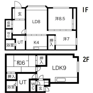 長谷川ハイツ【10120号室】の間取り