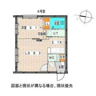 SKY GARDEN SAPPORO(スカイガーデン札幌)【1階】の間取り